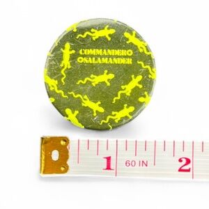 Vintage Commander Salamander Button